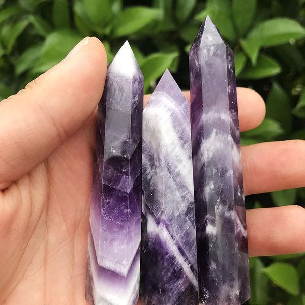 wholesale 1pc 35g / 85mm natural fantasy amethyst crystal bar energy quartz crystal point heali jllrbz, Black
wholesale 1pc 35g / 85mm natural fantasy amethyst crystal bar energy quartz crystal point heali jllrbz, Black