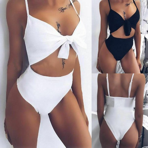 2020 new women bikini lady solid color bandage bow push-up bra swimsuit bathing women's swimming suit swimwear beachwear, White;black
2020 new women bikini lady solid color bandage bow push-up bra swimsuit bathing women's swimming suit swimwear beachwear, White;black