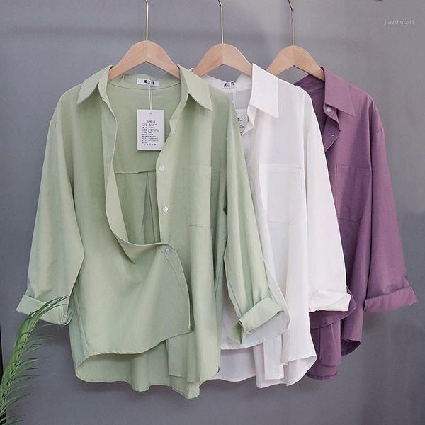 100% cotton white blouse women long sleeve pockets blouses streetwear 2021 autumn oversized shirt blusas mujer1
100% cotton white blouse women long sleeve pockets blouses streetwear 2021 autumn oversized shirt blusas mujer1