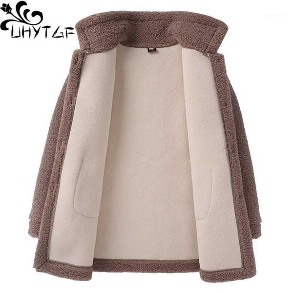 uhytgf lambswool autumn winter fur coat women thick warm jacket medium-length elegant mother casual loose plus size outwear 13961, Black
uhytgf lambswool autumn winter fur coat women thick warm jacket medium-length elegant mother casual loose plus size outwear 13961, Black