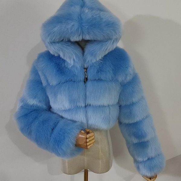 fashion hooded faux fur coat women 2021 winter warm plus size 4xl blue furry overcoat elegant plush crop jacket femme, Black
fashion hooded faux fur coat women 2021 winter warm plus size 4xl blue furry overcoat elegant plush crop jacket femme, Black