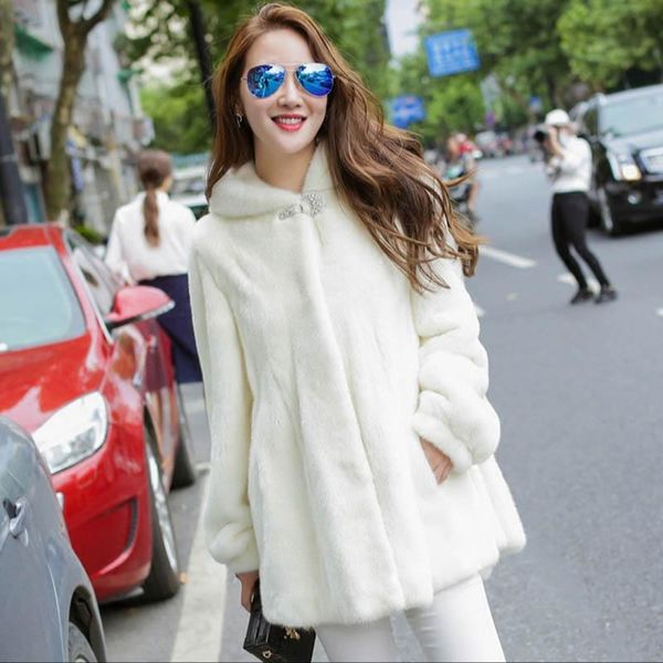 women's fur & faux women 2021 autumn winter long sleeve coat female thick warm fashion jacket hooded ladies overcoat outwear c370, Black
women's fur & faux women 2021 autumn winter long sleeve coat female thick warm fashion jacket hooded ladies overcoat outwear c370, Black