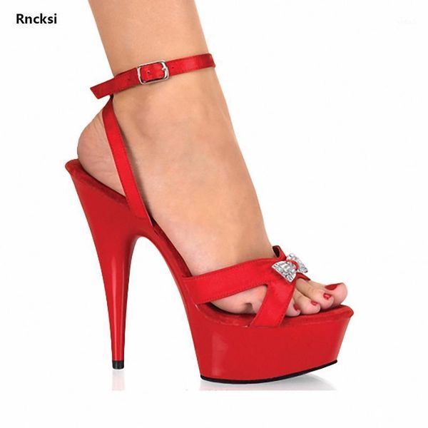 sandals rncksi buckle strap high heels peep toe 15cm platform women's shoes1, Black
sandals rncksi buckle strap high heels peep toe 15cm platform women's shoes1, Black