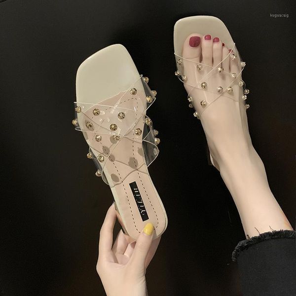 slippers summer 2021 european and american fashion studded transparent mid heel open toe square head high beach slippers1, Black
slippers summer 2021 european and american fashion studded transparent mid heel open toe square head high beach slippers1, Black