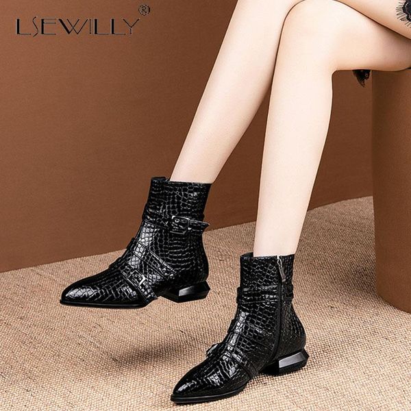 boots lsewilly vintage ankle women autumn winter retro snake print buckle casual shoe woman plus size zipper office ladies, Black
boots lsewilly vintage ankle women autumn winter retro snake print buckle casual shoe woman plus size zipper office ladies, Black