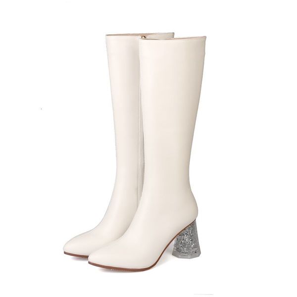genuine 2021 new female crystal heels knee high pants winter shoes wedding boots 2oh7, Black
genuine 2021 new female crystal heels knee high pants winter shoes wedding boots 2oh7, Black