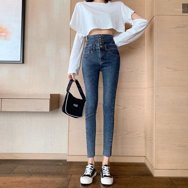 women winter fall fashion jeans super elastic skinny legs buttons up high waist wrap hip women jeans1, Blue
women winter fall fashion jeans super elastic skinny legs buttons up high waist wrap hip women jeans1, Blue