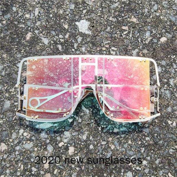 sunglasses vintage retro square transparent women men 2021 oversized windproof glasses one peice big frame goggles sun glasse nx, White;black
sunglasses vintage retro square transparent women men 2021 oversized windproof glasses one peice big frame goggles sun glasse nx, White;black