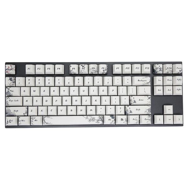 china style ink design keycaps for 87 104 126 keys cherry mx switch mechanical gaming keyboard 5 side sublimation pbt keycaps
china style ink design keycaps for 87 104 126 keys cherry mx switch mechanical gaming keyboard 5 side sublimation pbt keycaps