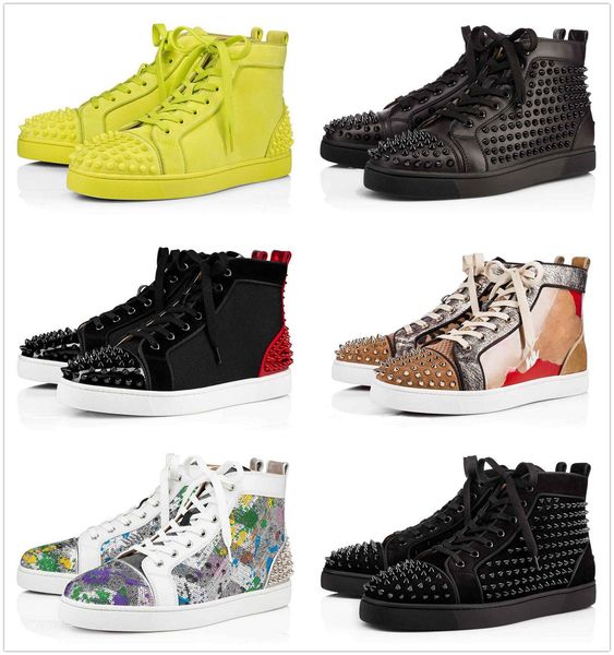 2020 fashion platform studded spikes flats shoes red bottom casual shoes men and women party lovers genuine leather sneakers, Black
2020 fashion platform studded spikes flats shoes red bottom casual shoes men and women party lovers genuine leather sneakers, Black