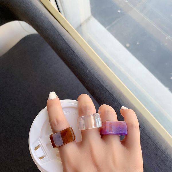 color ring women's ins fashion korean-style simple retro normcore style fashion and personality online celebrity forefinger acry, Silver
color ring women's ins fashion korean-style simple retro normcore style fashion and personality online celebrity forefinger acry, Silver
