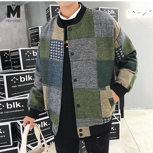woolen plaid bomber jacket men fashions hip hop streetwear winter jacket men coat coat 5xl 2019 sping new1, Black;brown
woolen plaid bomber jacket men fashions hip hop streetwear winter jacket men coat coat 5xl 2019 sping new1, Black;brown