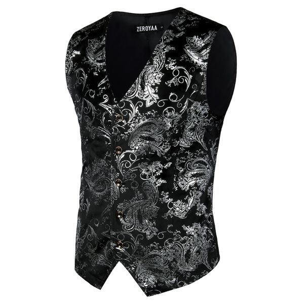 mens sliver metallic paisley print vest breasted v-neck suit vest tuxedo waistcoat gothic aristocrat steampunk victorian gilet q1216, White;black
mens sliver metallic paisley print vest breasted v-neck suit vest tuxedo waistcoat gothic aristocrat steampunk victorian gilet q1216, White;black