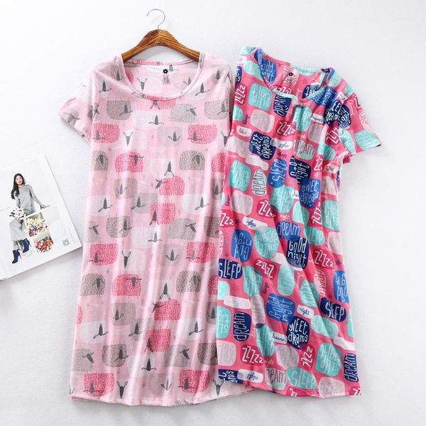 2020 female summer casual cartoon loosen nighty dress ladies 100%cotton nightgown women short sleeve round collar sleepshirt xxl1, Black;red
2020 female summer casual cartoon loosen nighty dress ladies 100%cotton nightgown women short sleeve round collar sleepshirt xxl1, Black;red