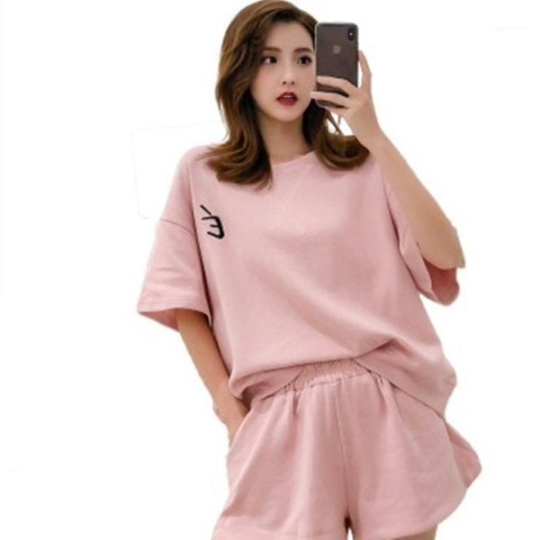 running sets women's loose casual short sleeve t-shirt two-piece set sports wide leg shorts suit summer vacation solid suit1, Black;blue
running sets women's loose casual short sleeve t-shirt two-piece set sports wide leg shorts suit summer vacation solid suit1, Black;blue