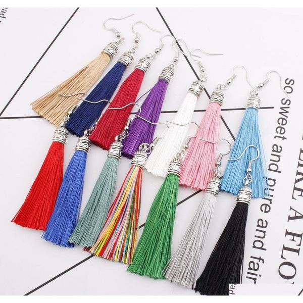fashion tassel accessories europe and the united states creative exaggerated long alloy woven earrings bohemian cross-border earrings zxl4p, Silver
fashion tassel accessories europe and the united states creative exaggerated long alloy woven earrings bohemian cross-border earrings zxl4p, Silver