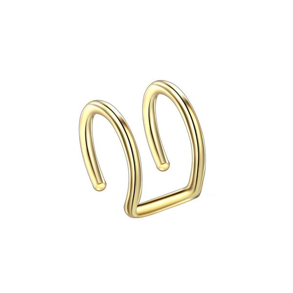 3pairs clip on wrap earring tragus stainless steel 2 rings ear cuff clip nose ring fake piercing body jewelry helix earrings q sqcttt, Silver
3pairs clip on wrap earring tragus stainless steel 2 rings ear cuff clip nose ring fake piercing body jewelry helix earrings q sqcttt, Silver