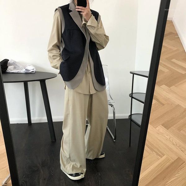 women's vests spring women's vest casual striped fake two-piece vest1, Black;white
women's vests spring women's vest casual striped fake two-piece vest1, Black;white