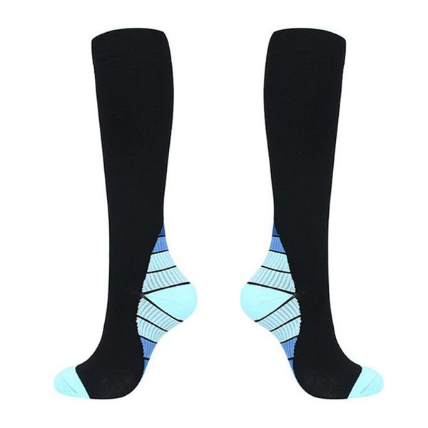1pair outdoor sports compression socks nylon latex silk high long tube compression socks, Black
1pair outdoor sports compression socks nylon latex silk high long tube compression socks, Black