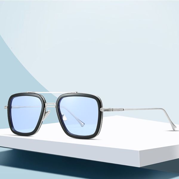 new box sunglasses 9018 men's fashion metal sunglasses versatile flat glasses designer aws, White;black
new box sunglasses 9018 men's fashion metal sunglasses versatile flat glasses designer aws, White;black