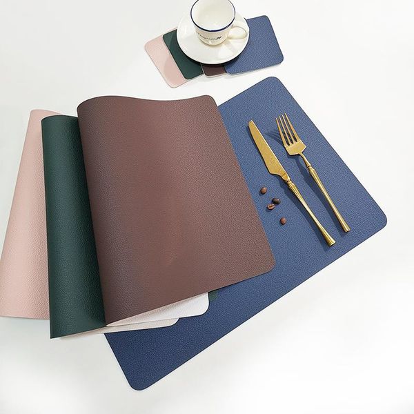 mats & pads solid placemat pu leather table mat kitchen accessories decoration home heat-resistant washable insulation coffee
mats & pads solid placemat pu leather table mat kitchen accessories decoration home heat-resistant washable insulation coffee