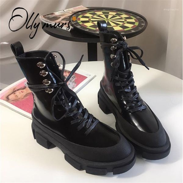 boots ollymurs fashion black white genuine leather women round toe lace up autumn winter motorcycle shoes woman1
boots ollymurs fashion black white genuine leather women round toe lace up autumn winter motorcycle shoes woman1