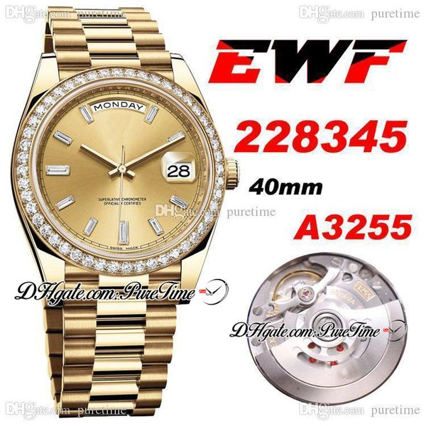 ewf day date 40 мм 228345 a3255 автоматические мужские часы 18k yg diamond bezel золотой циферблат диманд маркеры стальные браслеты новый pt, Slivery;brown
ewf day date 40 мм 228345 a3255 автоматические мужские часы 18k yg diamond bezel золотой циферблат диманд маркеры стальные браслеты новый pt, Slivery;brown