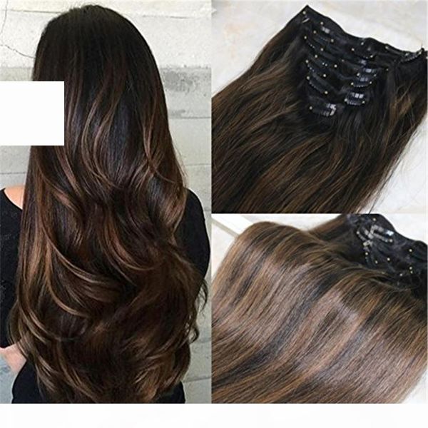 ombre color remy human hair bundles #1b natural black to #6 medium brown and natural black clip in human hair extensions 7pcs 120g
ombre color remy human hair bundles #1b natural black to #6 medium brown and natural black clip in human hair extensions 7pcs 120g