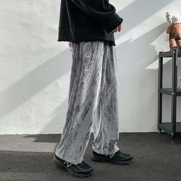 men's pants straight fashion elastic waist casual men streetwear loose 2022 trousers mens wide leg, Black
men's pants straight fashion elastic waist casual men streetwear loose 2022 trousers mens wide leg, Black