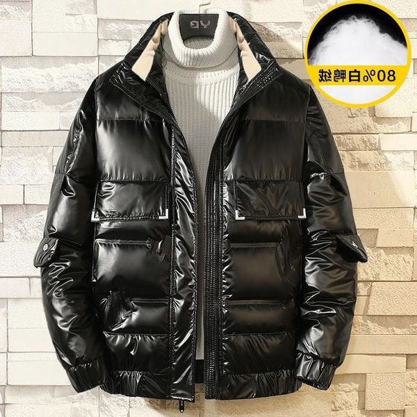 2020 winter new jacket korean trend sequin warm short white duck down stand collar student men's coat, Black;brown
2020 winter new jacket korean trend sequin warm short white duck down stand collar student men's coat, Black;brown