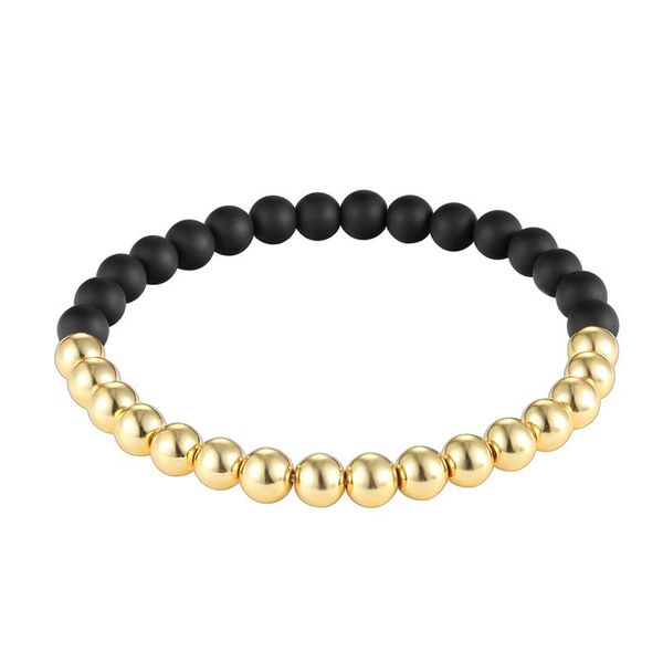 livvy european and american style volcanic lava stone model men's bracelet gold and black 6mm copper ball friend's gift products s
livvy european and american style volcanic lava stone model men's bracelet gold and black 6mm copper ball friend's gift products s