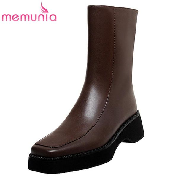 boots memunia 2021 genuine leather snow women square toe winter casual shoes thick fur fashion ankle, Black
boots memunia 2021 genuine leather snow women square toe winter casual shoes thick fur fashion ankle, Black