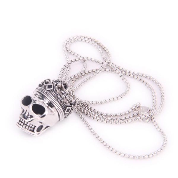 pendant necklaces "royal crown skull " necklace, rebel heart style jewelry gift for men and women my n120, Silver
pendant necklaces "royal crown skull " necklace, rebel heart style jewelry gift for men and women my n120, Silver