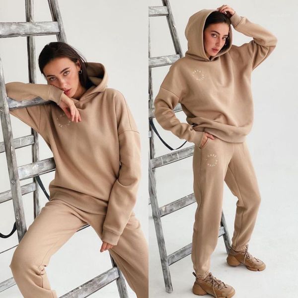 hooded sweatshirt women sports suit autumn winter 2020 oversized pants solid two piece set outfit biker women's tracksuit jogger1, Gray
hooded sweatshirt women sports suit autumn winter 2020 oversized pants solid two piece set outfit biker women's tracksuit jogger1, Gray