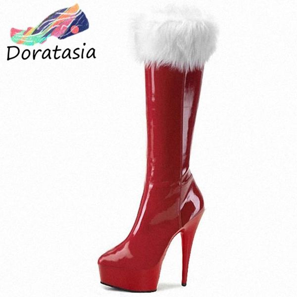 boots doratasia ins women solid platform slip on mid calf shoes party super high stiletto heel winter, Black
boots doratasia ins women solid platform slip on mid calf shoes party super high stiletto heel winter, Black