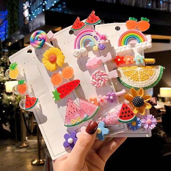 2/6/7/17 pcs/set children cute cartoon fruit flower ornament hair clips girls lovely barrettes hairpins kids hair accessories1, Slivery;white
2/6/7/17 pcs/set children cute cartoon fruit flower ornament hair clips girls lovely barrettes hairpins kids hair accessories1, Slivery;white