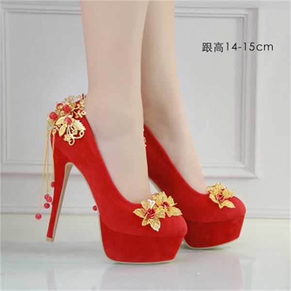 red suede shoes with a spike in high heels, spiked wedding shoes, floral, gold, for fall z7s8, Black
red suede shoes with a spike in high heels, spiked wedding shoes, floral, gold, for fall z7s8, Black