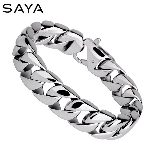 316l titanium steel men fashion bracelets 15mm width 18/19/20.5/21.5 length ing, Black
316l titanium steel men fashion bracelets 15mm width 18/19/20.5/21.5 length ing, Black