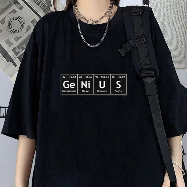 new harajuku rock female t-shirt genius print short sleeve loose large size summer casual gothic tshirt womens black vintage top, White
new harajuku rock female t-shirt genius print short sleeve loose large size summer casual gothic tshirt womens black vintage top, White
