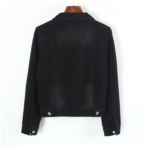 women denim jacket short spring autumn new casual style fashion basic coat slim long-sleeve denim jacket black female outwear, Black;brown
women denim jacket short spring autumn new casual style fashion basic coat slim long-sleeve denim jacket black female outwear, Black;brown