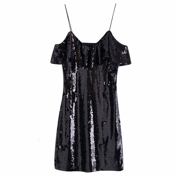 2021 new red black sequin party women vintage sleeveless ruffle slip mini dress ladies glitter christmas dresses 6x8i, Black;gray
2021 new red black sequin party women vintage sleeveless ruffle slip mini dress ladies glitter christmas dresses 6x8i, Black;gray
