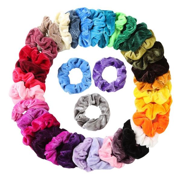 36 pcs korea velvet hair scrunchie elastic hairbands solid women girls headwear ponytail holder hair accessories ties hoop
36 pcs korea velvet hair scrunchie elastic hairbands solid women girls headwear ponytail holder hair accessories ties hoop