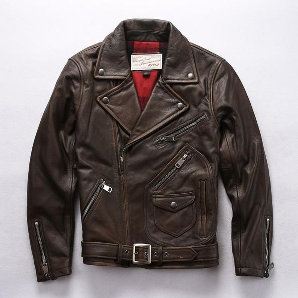 ah1956 avfly read description asian size genuine cow skin coat mens cowhide casual vintage biker leather jacket1, Black
ah1956 avfly read description asian size genuine cow skin coat mens cowhide casual vintage biker leather jacket1, Black