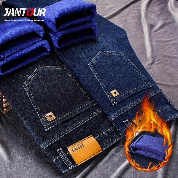 2020 new men's activities warm jeans winter fleece fashion business trousers male oversize size 44 46, Blue
2020 new men's activities warm jeans winter fleece fashion business trousers male oversize size 44 46, Blue