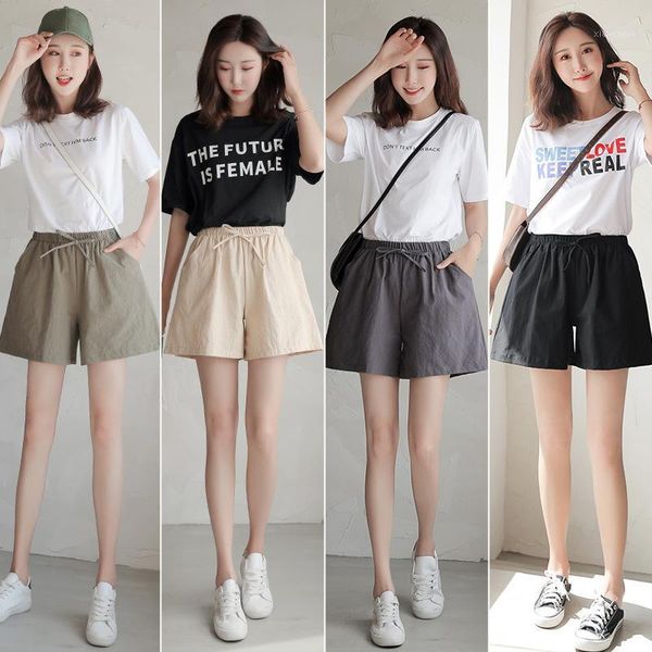 2020 new summer casual cotton linen shorts women plus size high waist shorts fashion short pants streetwear women's1, White;black
2020 new summer casual cotton linen shorts women plus size high waist shorts fashion short pants streetwear women's1, White;black