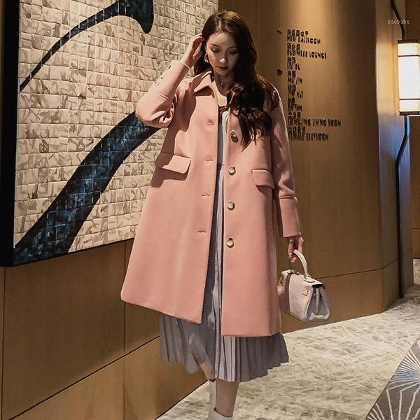 spring coat women winter 2020 coats autumn and winter coat new large size pink wool thick long female1, Black
spring coat women winter 2020 coats autumn and winter coat new large size pink wool thick long female1, Black