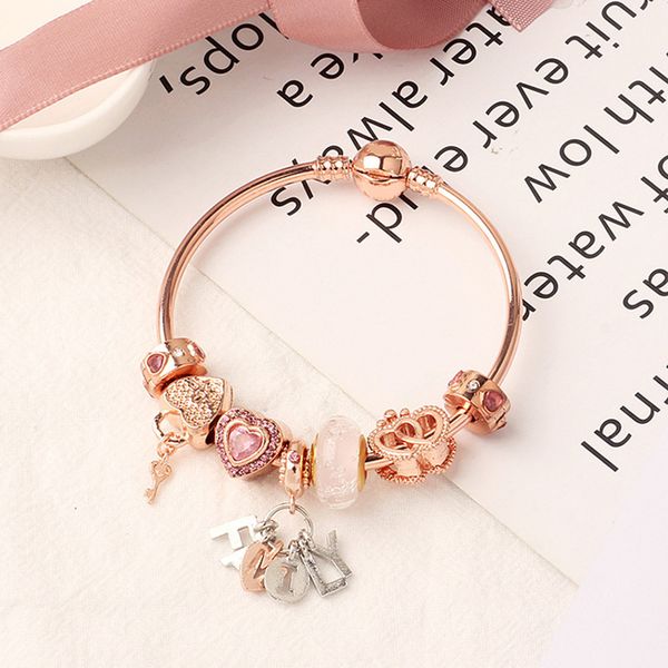 designer pan's new rose gold family bracelets luxury fashion stainless steel pandorara bracelet luxury jewelry lady bracelet lady jewel, Golden;silver
designer pan's new rose gold family bracelets luxury fashion stainless steel pandorara bracelet luxury jewelry lady bracelet lady jewel, Golden;silver