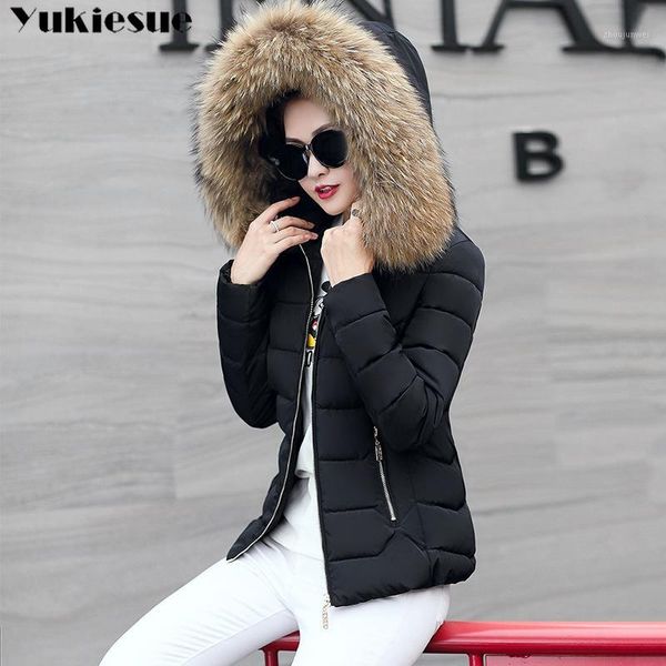 2019 faux fur parkas women down jacket plus size womens parkas thicken outerwear hooded winter coat female jacket cotton padded1, Black 
2019 faux fur parkas women down jacket plus size womens parkas thicken outerwear hooded winter coat female jacket cotton padded1, Black