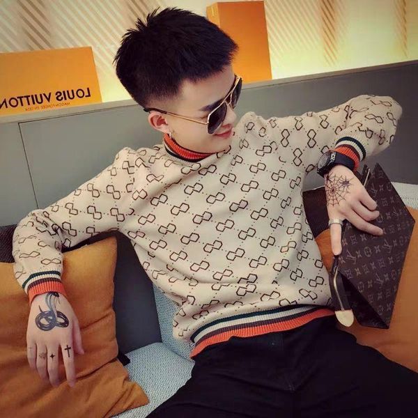 turtleneck male spirit young han edition men fall coat lapels warm knitting render unlined upper garment of cultivate one's mora, White;black
turtleneck male spirit young han edition men fall coat lapels warm knitting render unlined upper garment of cultivate one's mora, White;black
