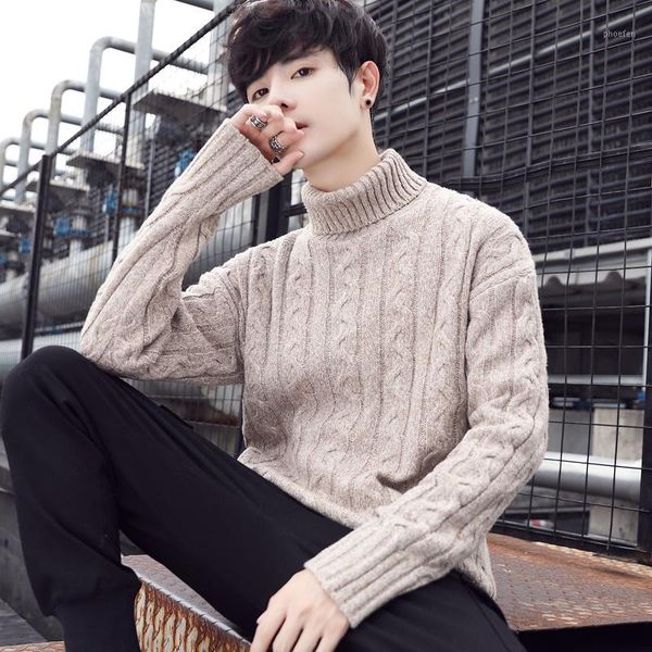 2019 winter men's slim fit in warm cashmere turtleneck woolen sweaters pullover casual knitting v-neck sleeve single man knit1, White;black
2019 winter men's slim fit in warm cashmere turtleneck woolen sweaters pullover casual knitting v-neck sleeve single man knit1, White;black